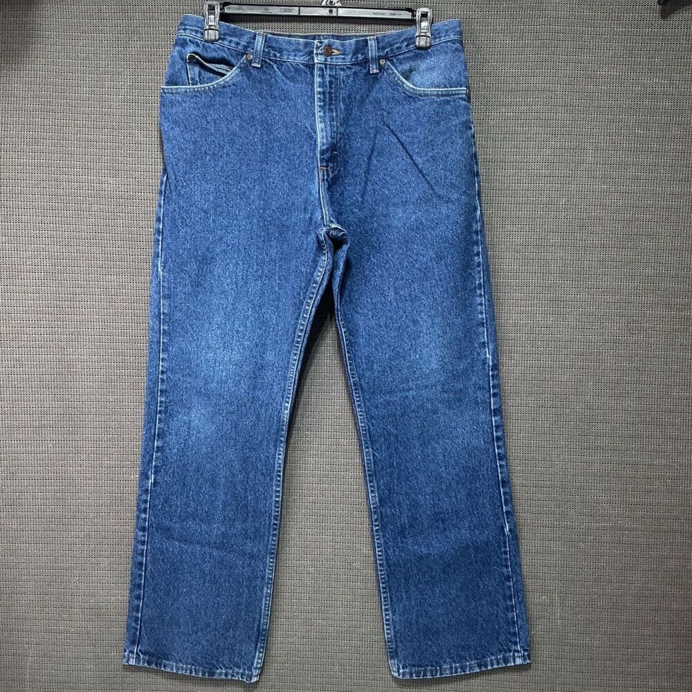 Vintage Lee Men’s Jeans 36x32 approx. blue denim Regular Fit Straight Leg